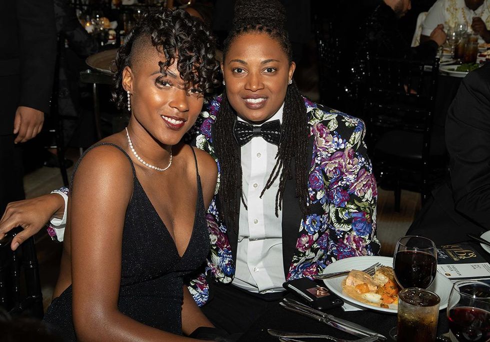 Attendees at the Gentlemen's Ball