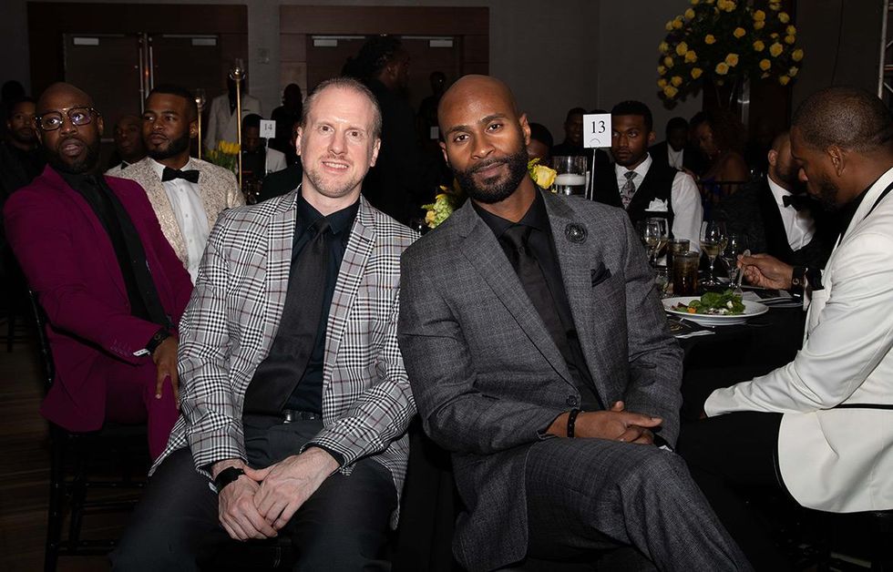 Attendees at the Gentlemen's Ball