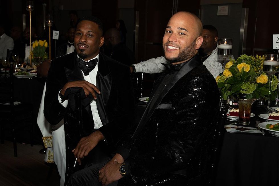 Attendees at the Gentlemen's Ball