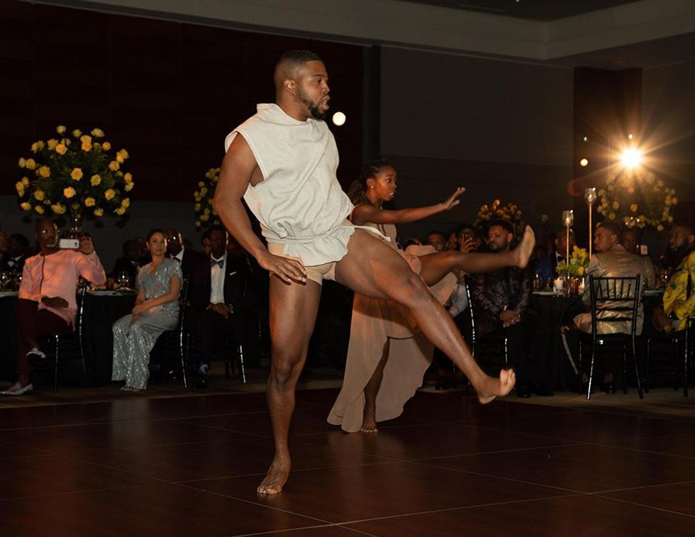 Attendees at the Gentlemen's Ball