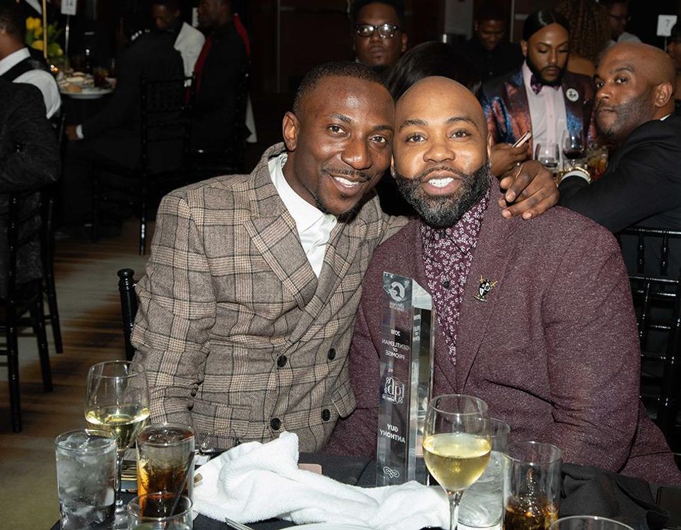 Attendees at the Gentlemen's Ball