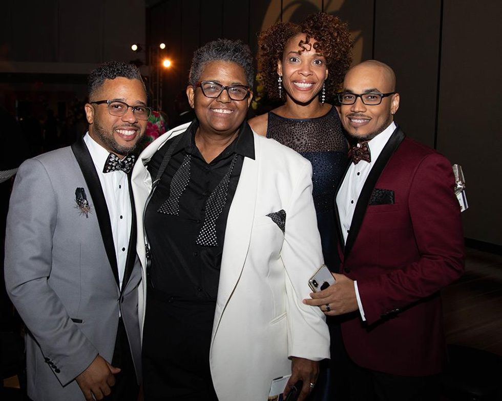 Attendees at the Gentlemen's Ball