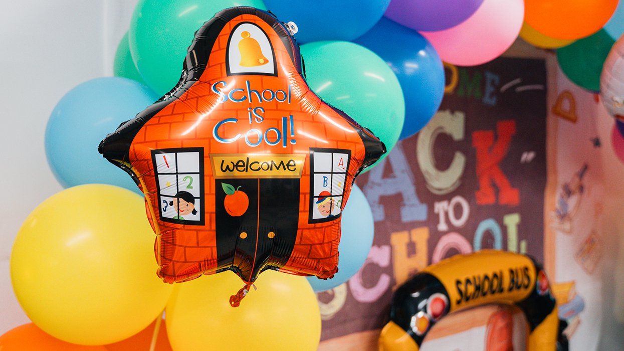 Back to school display at Alexandria City Public Schools