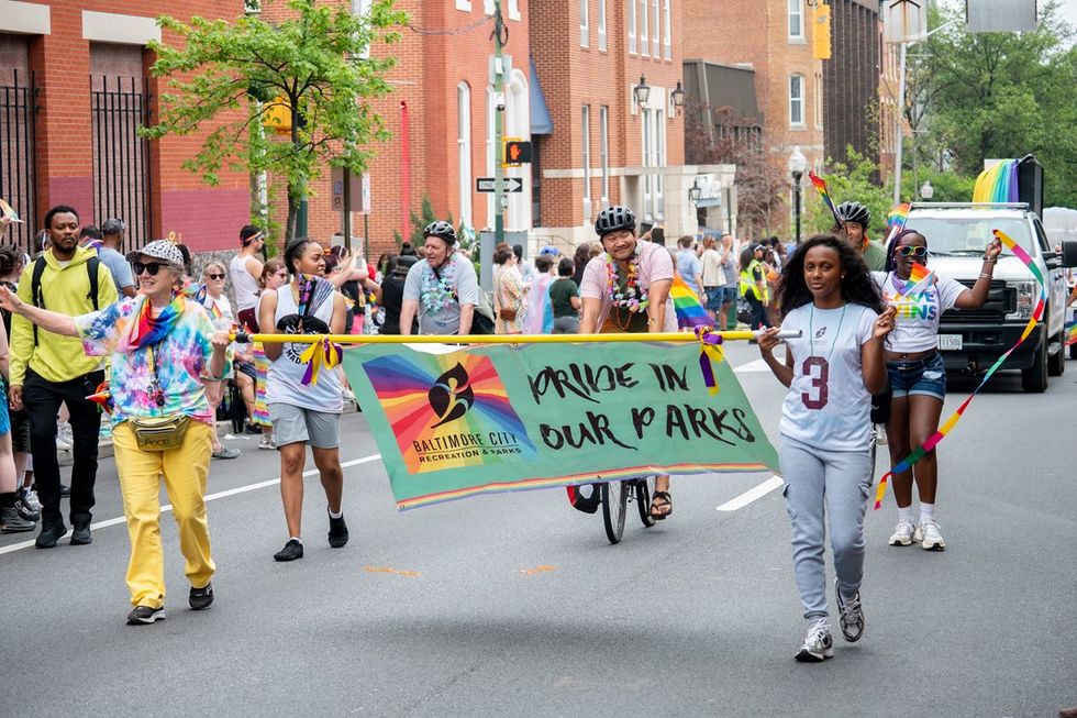 Baltimore Maryland 50th anniversary LGBTQIA Pride Parade 2025