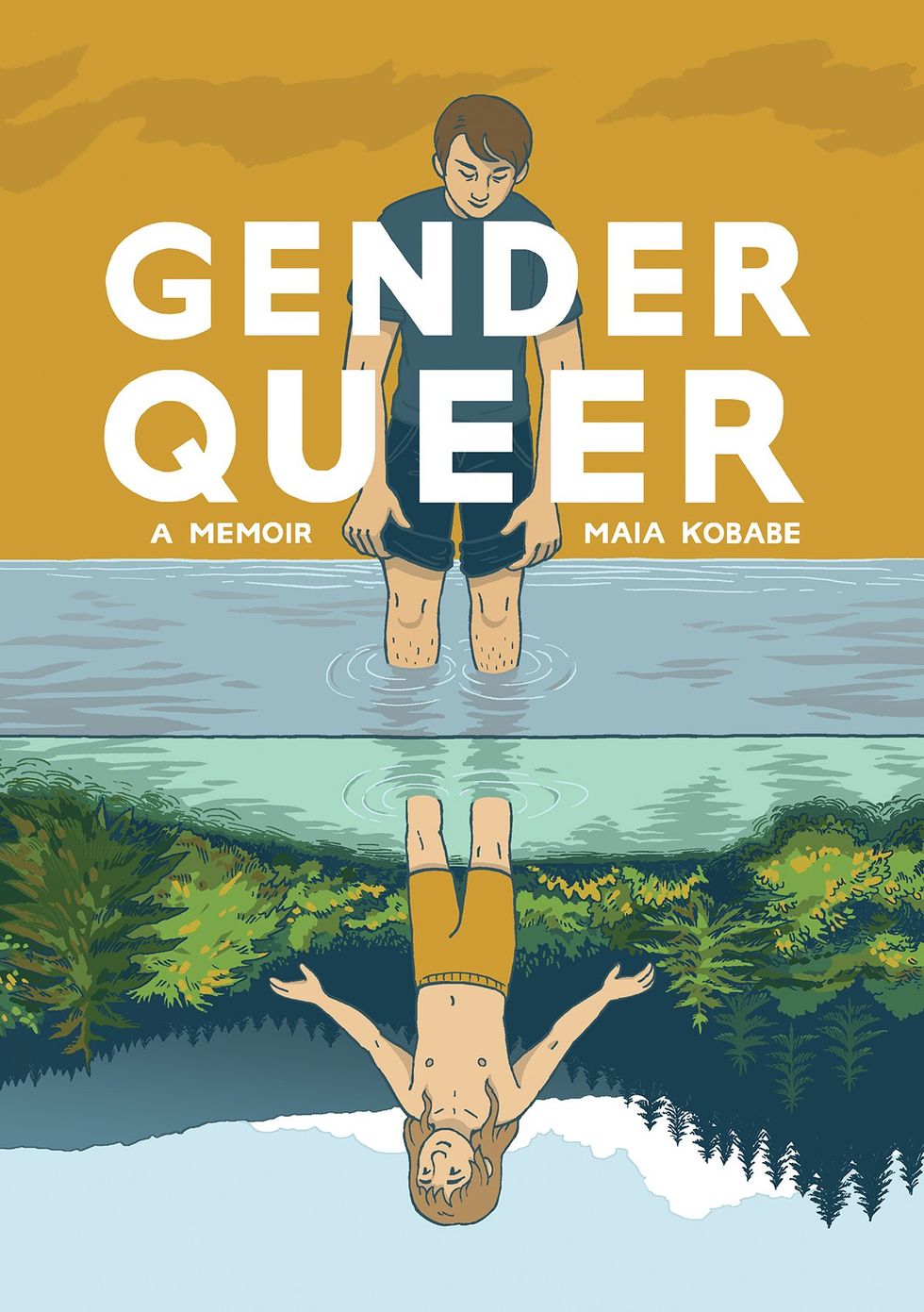 banned book cover Gender queer by Maia Kobabe