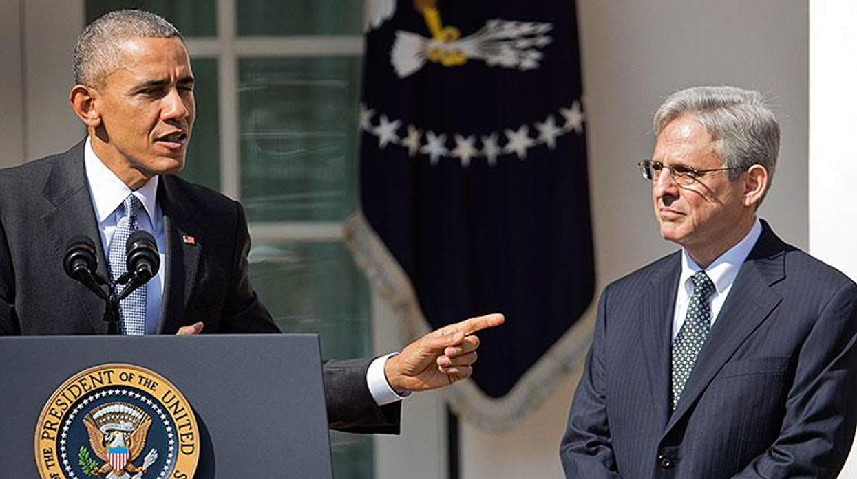 BARACK OBAMA Merrick Garland