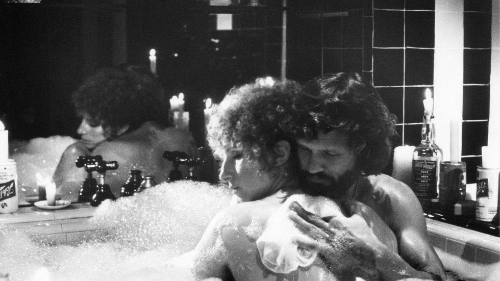 Barbra Streisand and Kris Kristofferson