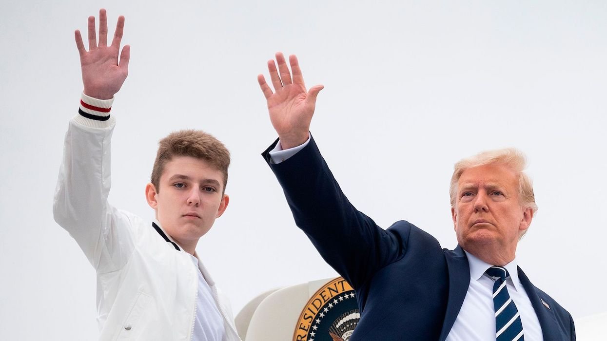 Barron and Donald Trump