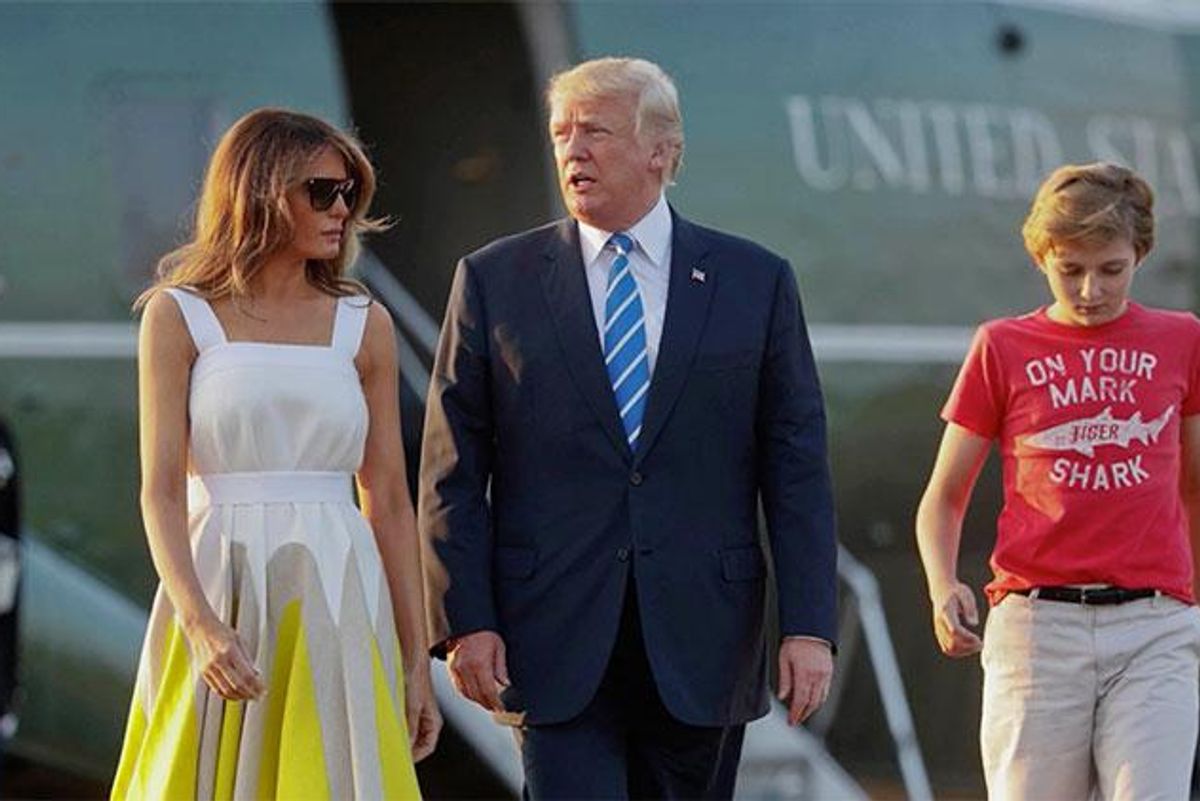 Barron Trump's School Calls On White House For Gun Control