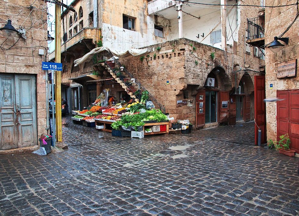 Batroun Lebanon local food market
