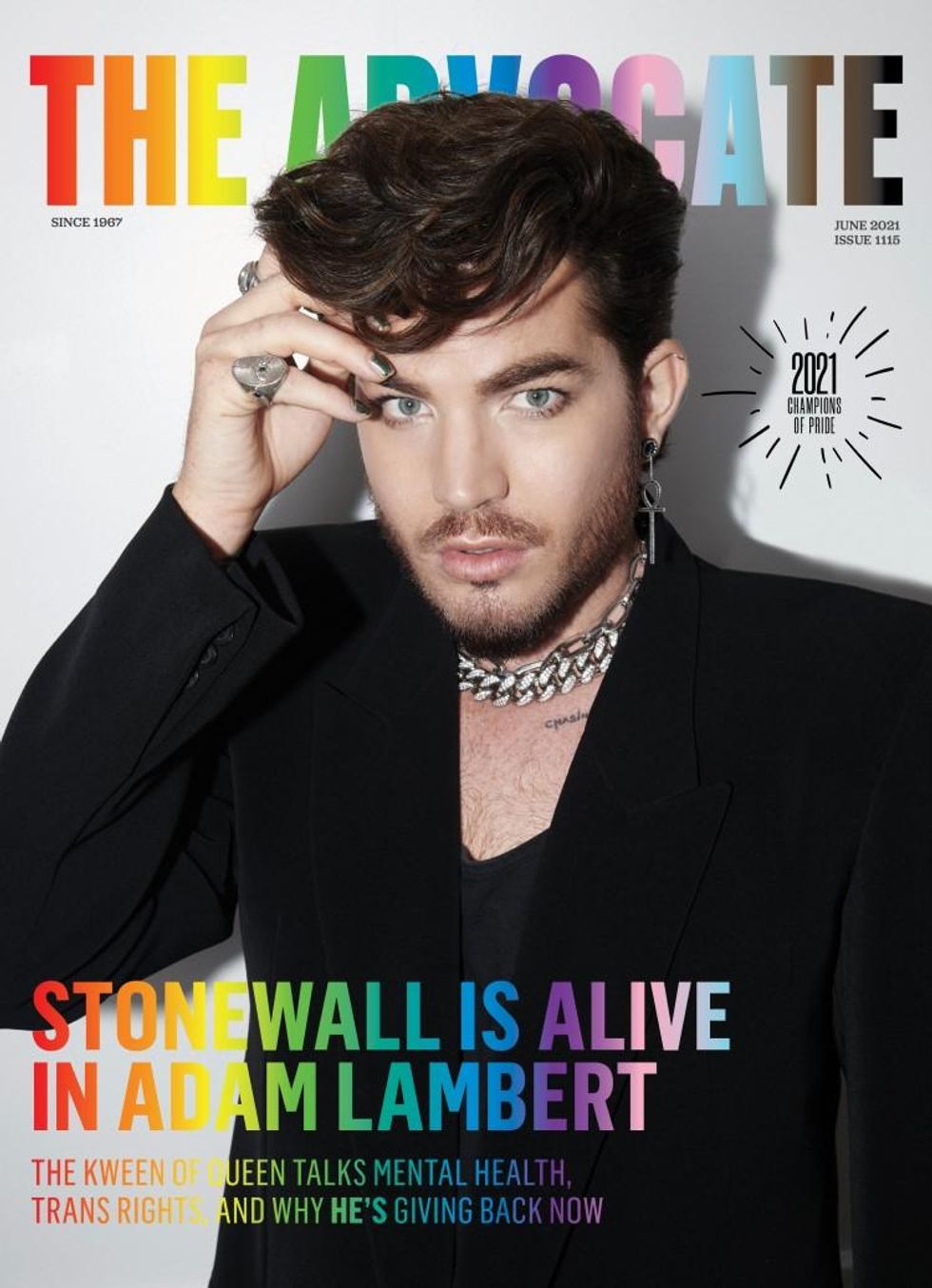 Behind the Glam Curtain With Adam Lambert and His LGBTQ+ Activism