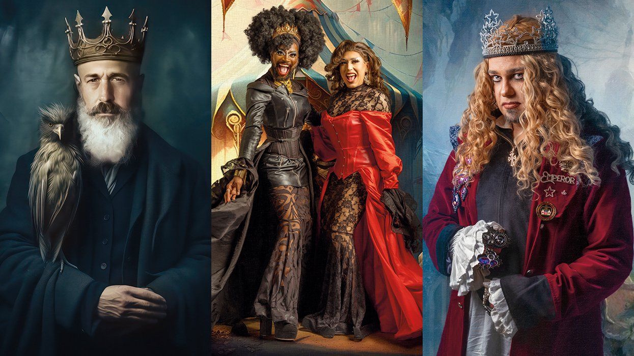 Ben Fink fantasy photo exhibit Noble Deeds Mythic Portraits of the Imperial Court STONEWALL NATIONAL MUSEUM EXHIBIT