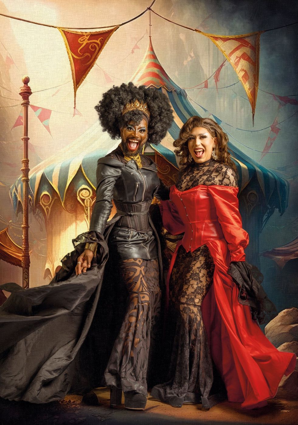 Ben Fink fantasy photo exhibit Noble Deeds Mythic Portraits of the Imperial Court STONEWALL NATIONAL MUSEUM EXHIBIT