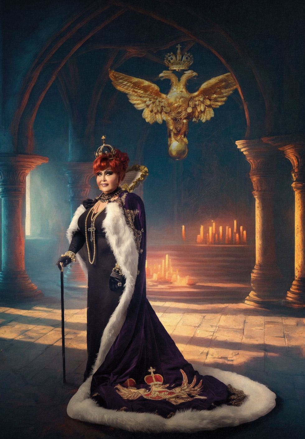 Ben Fink fantasy photo exhibit Noble Deeds Mythic Portraits of the Imperial Court STONEWALL NATIONAL MUSEUM EXHIBIT