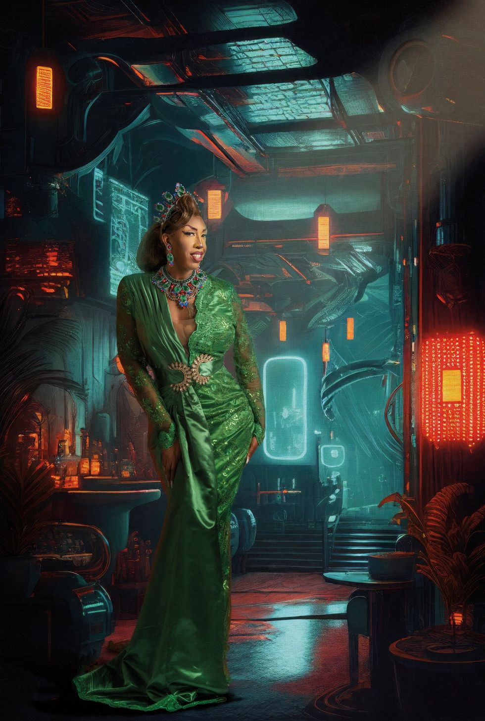 Ben Fink fantasy photo exhibit Noble Deeds Mythic Portraits of the Imperial Court STONEWALL NATIONAL MUSEUM EXHIBIT