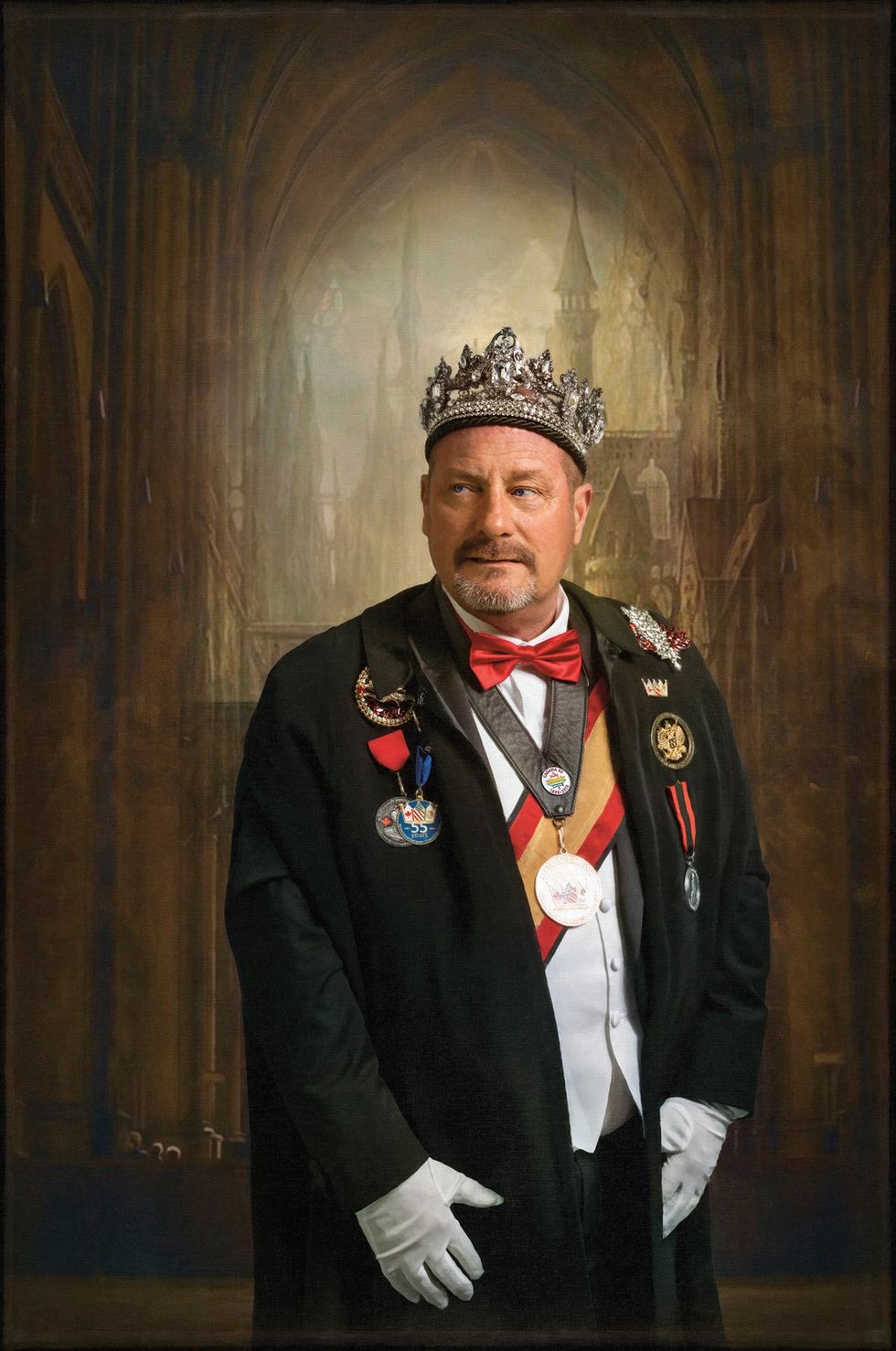 Ben Fink fantasy photo exhibit Noble Deeds Mythic Portraits of the Imperial Court STONEWALL NATIONAL MUSEUM EXHIBIT