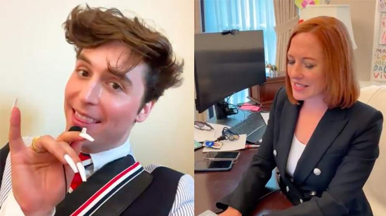 Benito Skinner and Jen Psaki