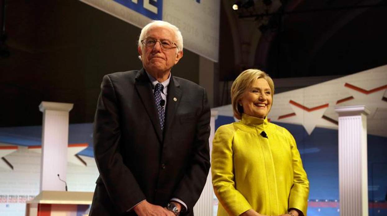 Bernie Sanders and Hillary Clinton