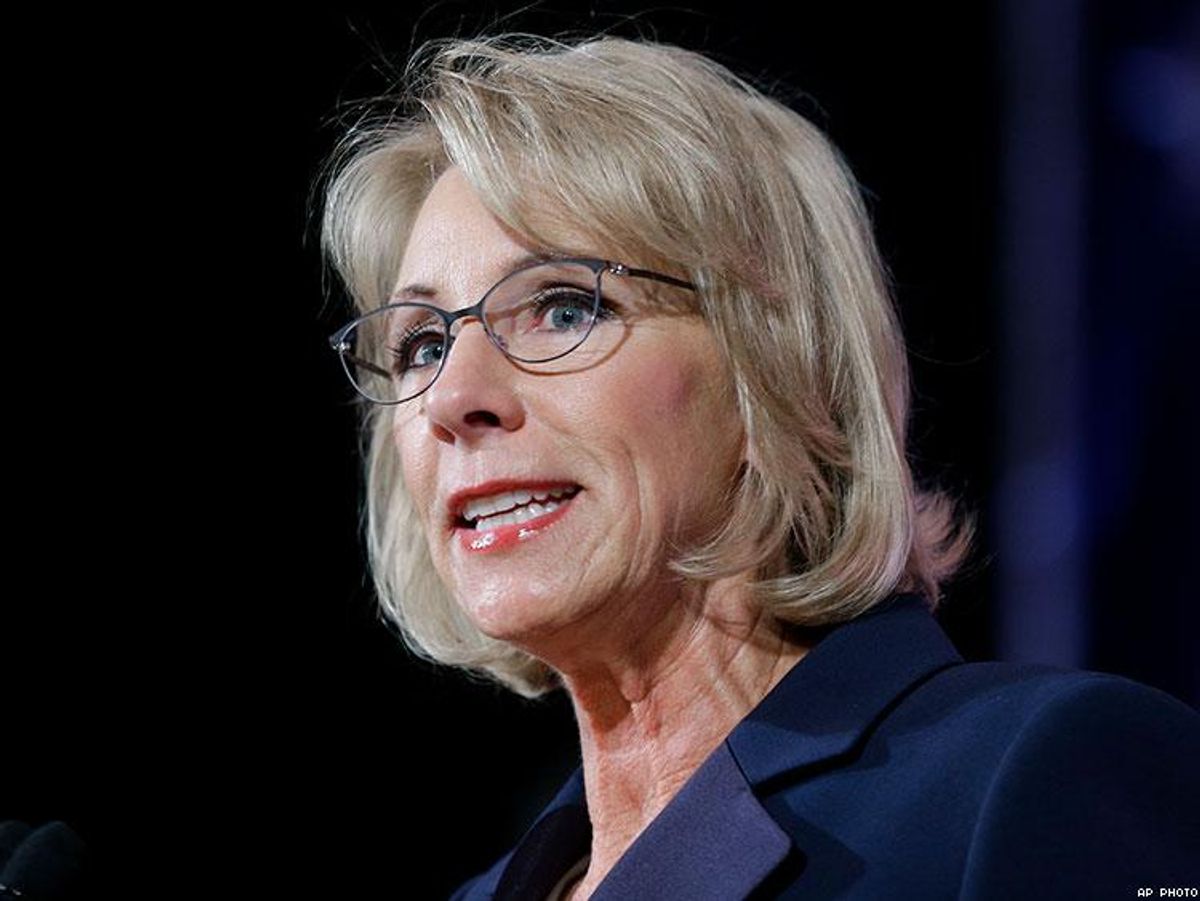 Betsy DeVos Disses the Disabled Community 