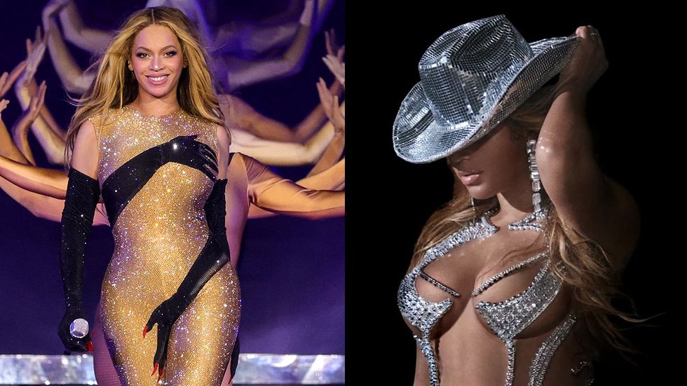 Beyonce concert performance rhinestone cowgirl