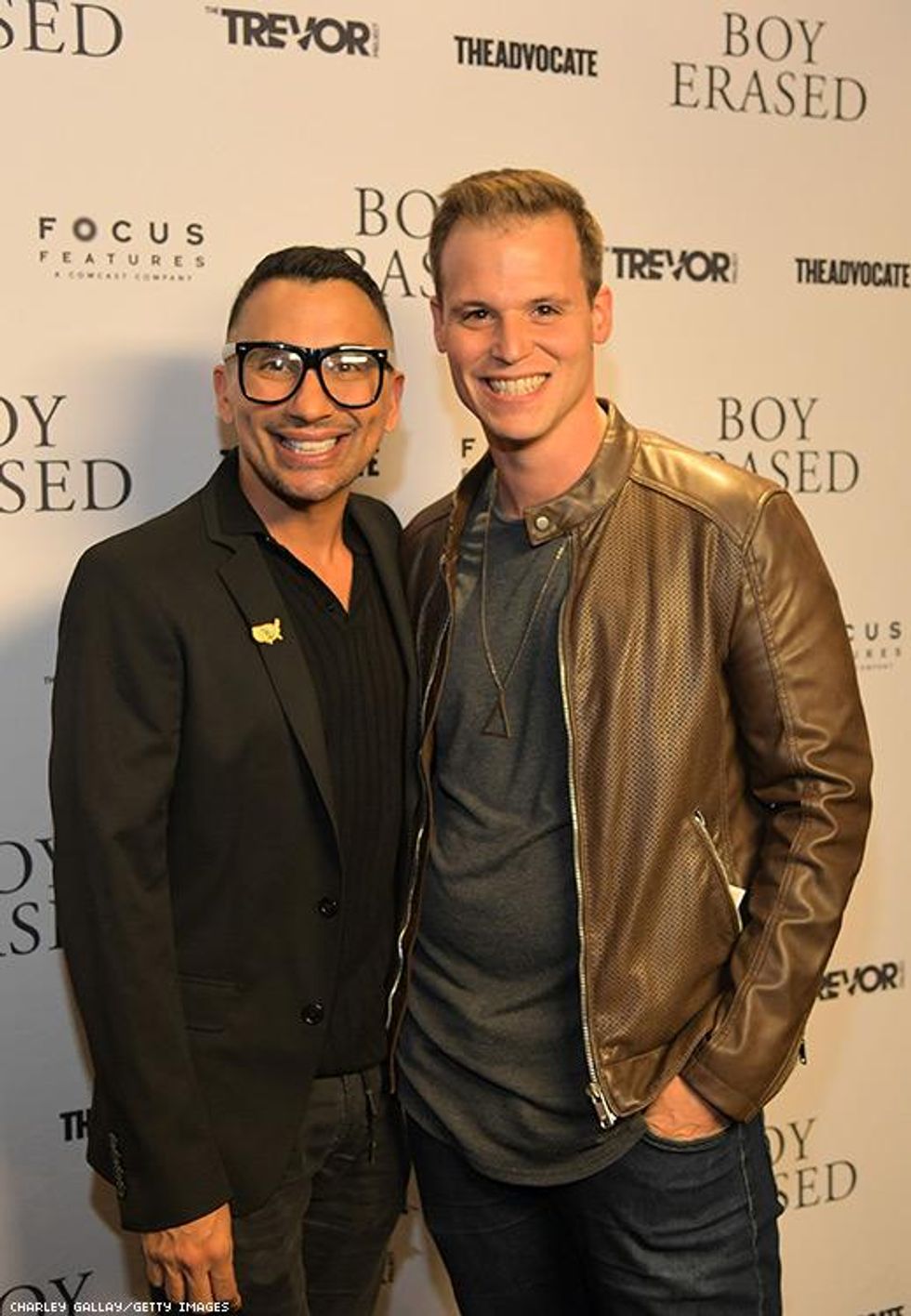 Bianca Del Rio (L) and Joe Conti