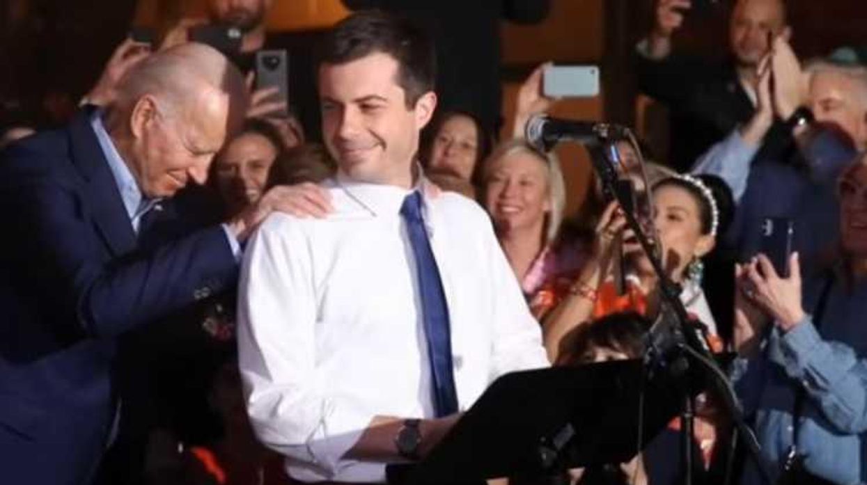 Biden and Buttigieg