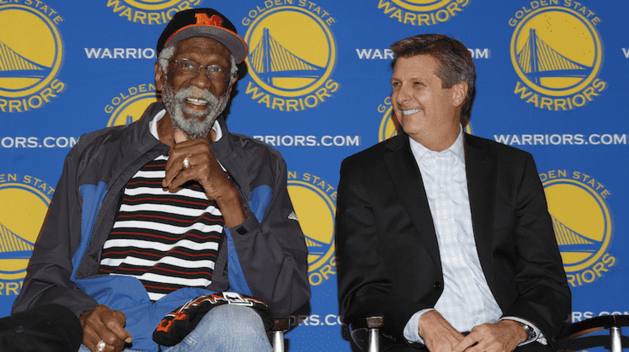 Bill Russell and Rick Welts