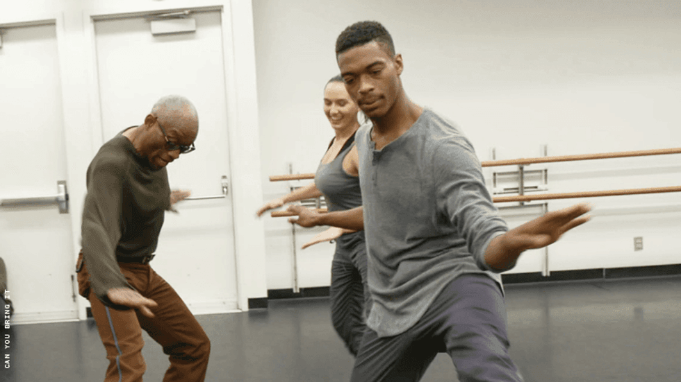 Bill T. Jones and dancers