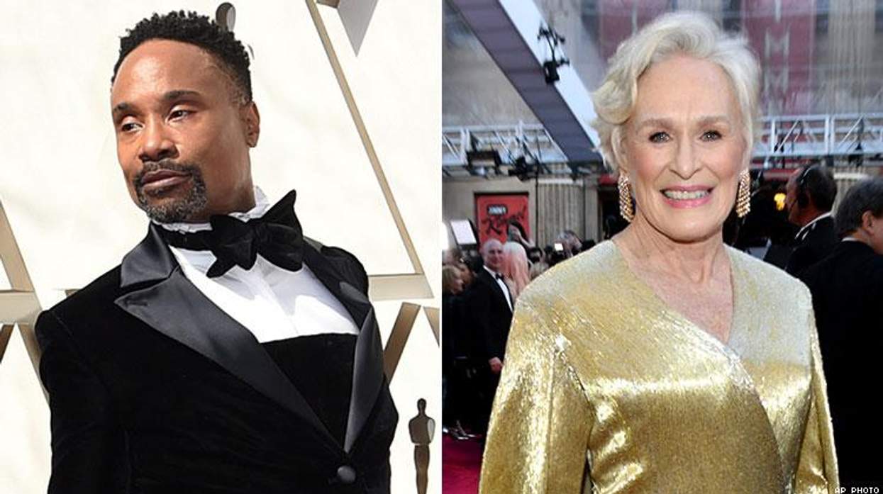 Billy Porter and Glenn Close