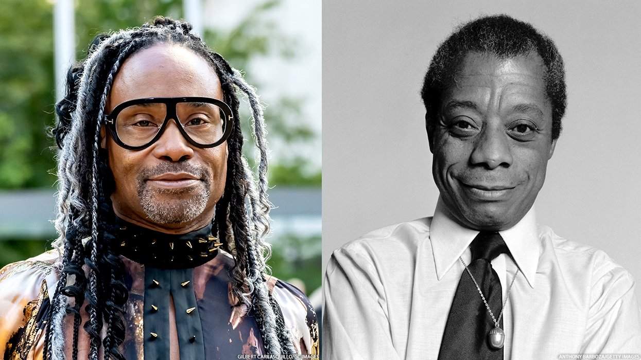 Billy Porter and James Baldwin