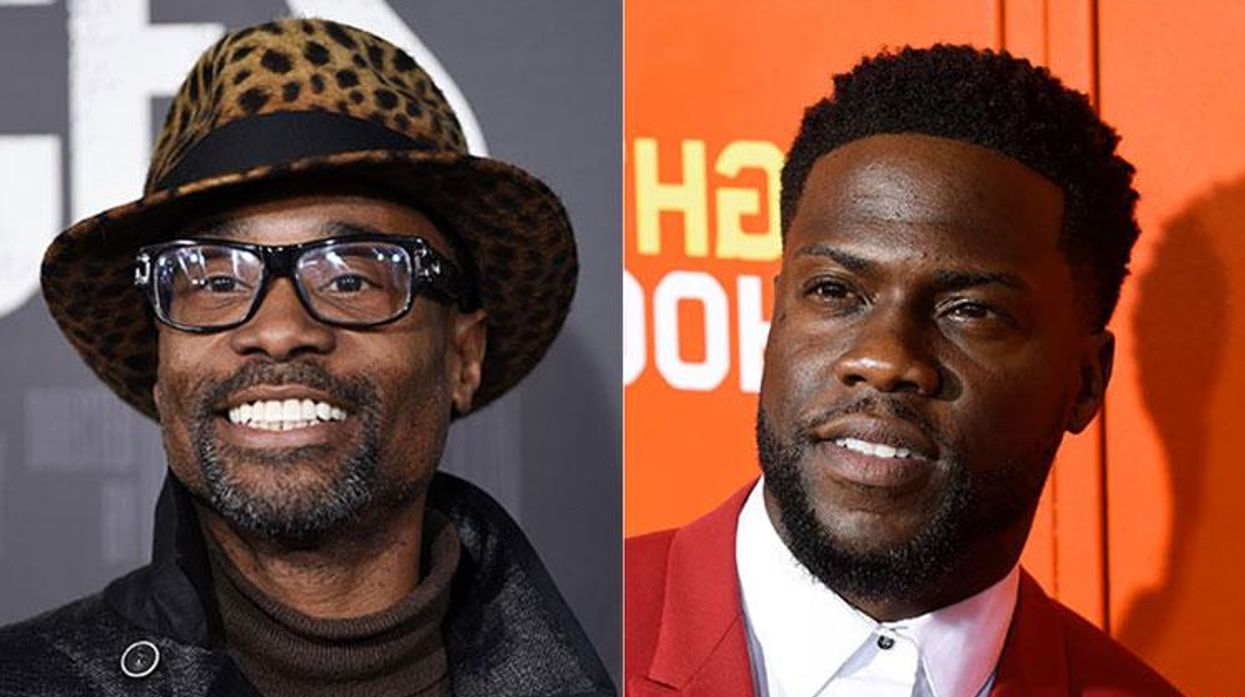 Billy Porter and Kevin Hart