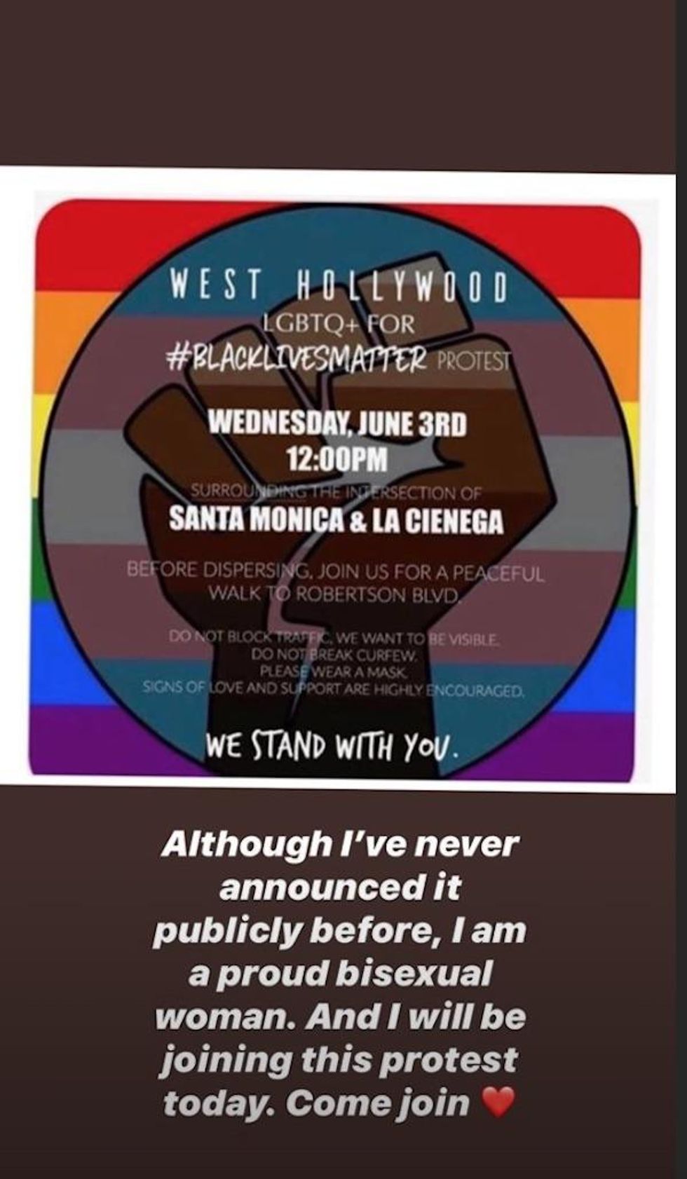 Black Lives Matter solidarity