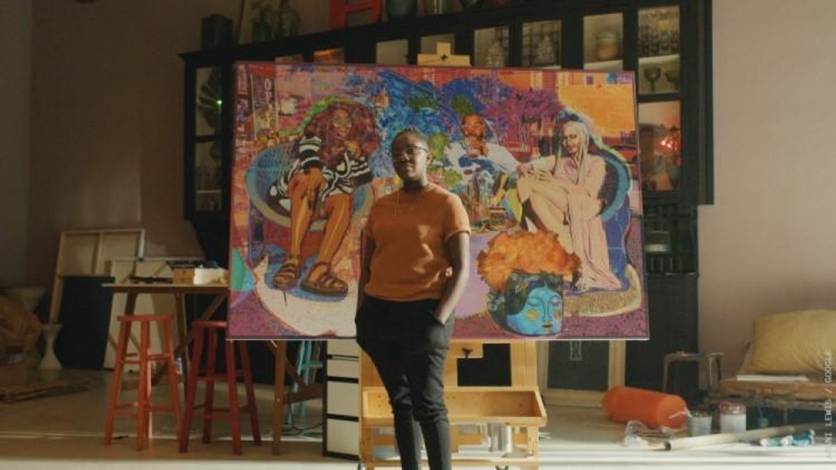Black Nonbinary Artist Amani Lewis Paints Path to Black Business