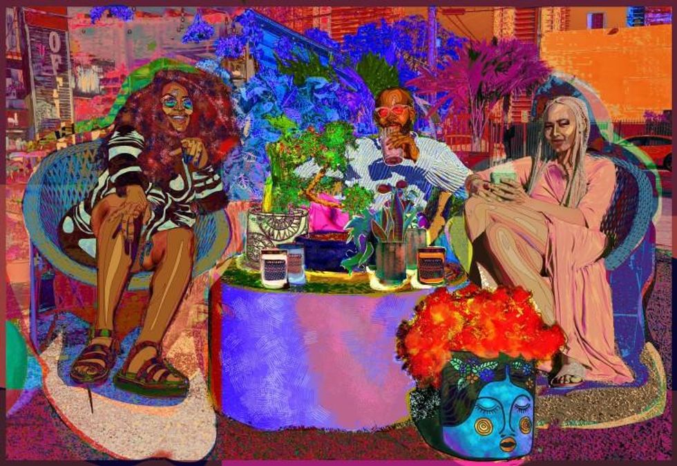 Black Nonbinary Artist Amani Lewis Paints Path to Black Business