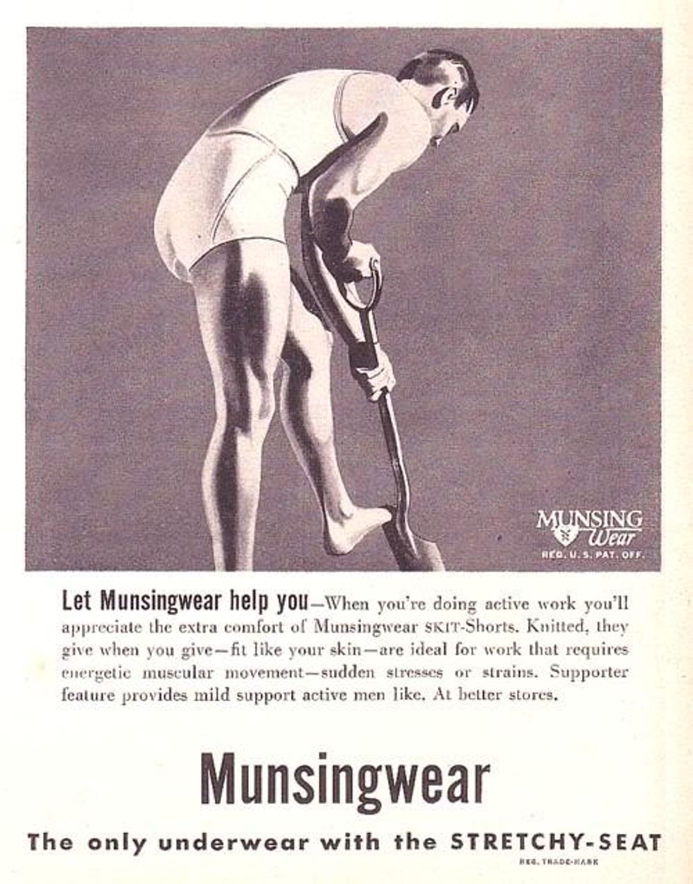 Bob? Why are you out there in the middle of the night in your Munsingwear stretchy-seat underpants digging a ditch? Bob? I am asking you a question, Bob.