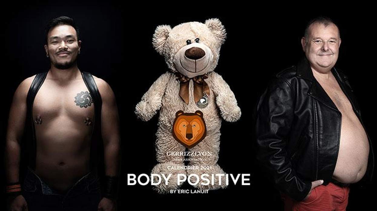 Body Positive Calendar from Grrrizzlyon by Eric Lanuit