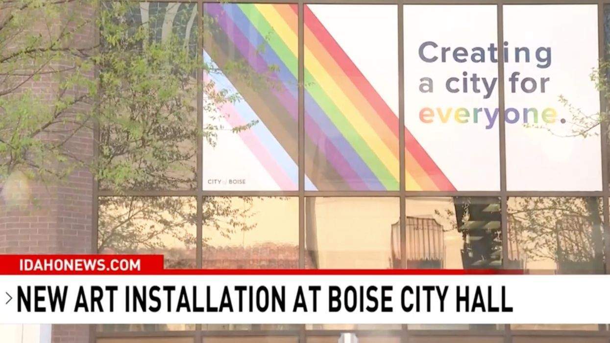 Boise city hall sign 'creating a city for everyone'