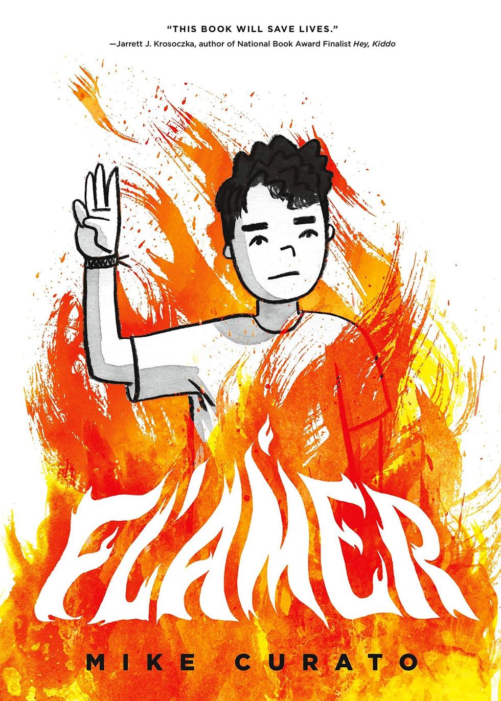 Book Cover Flamer by Mike Curato