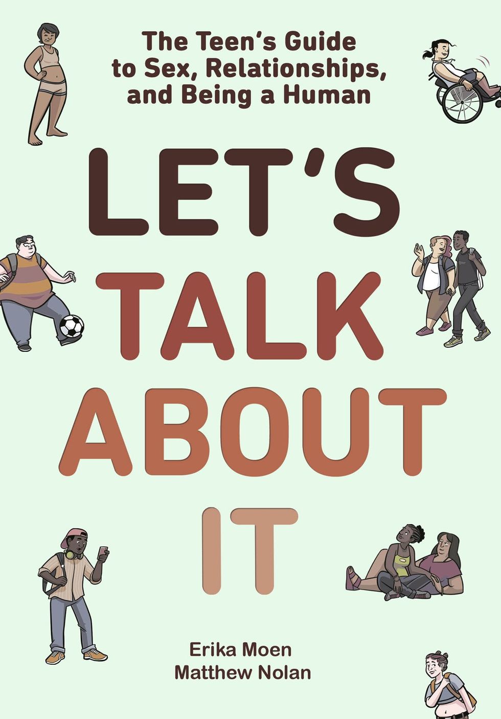 Book Cover Lets Talk About It By Erika Moen and Matthew Nolan