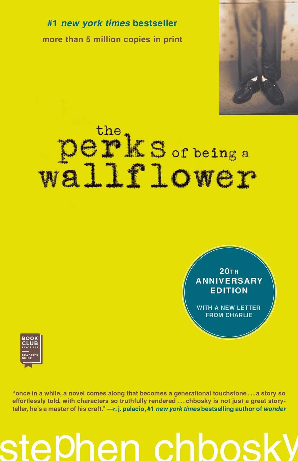 book cover The Perks of Being a Wallflower 20th Anniversary Edition by Stephen Chbosky