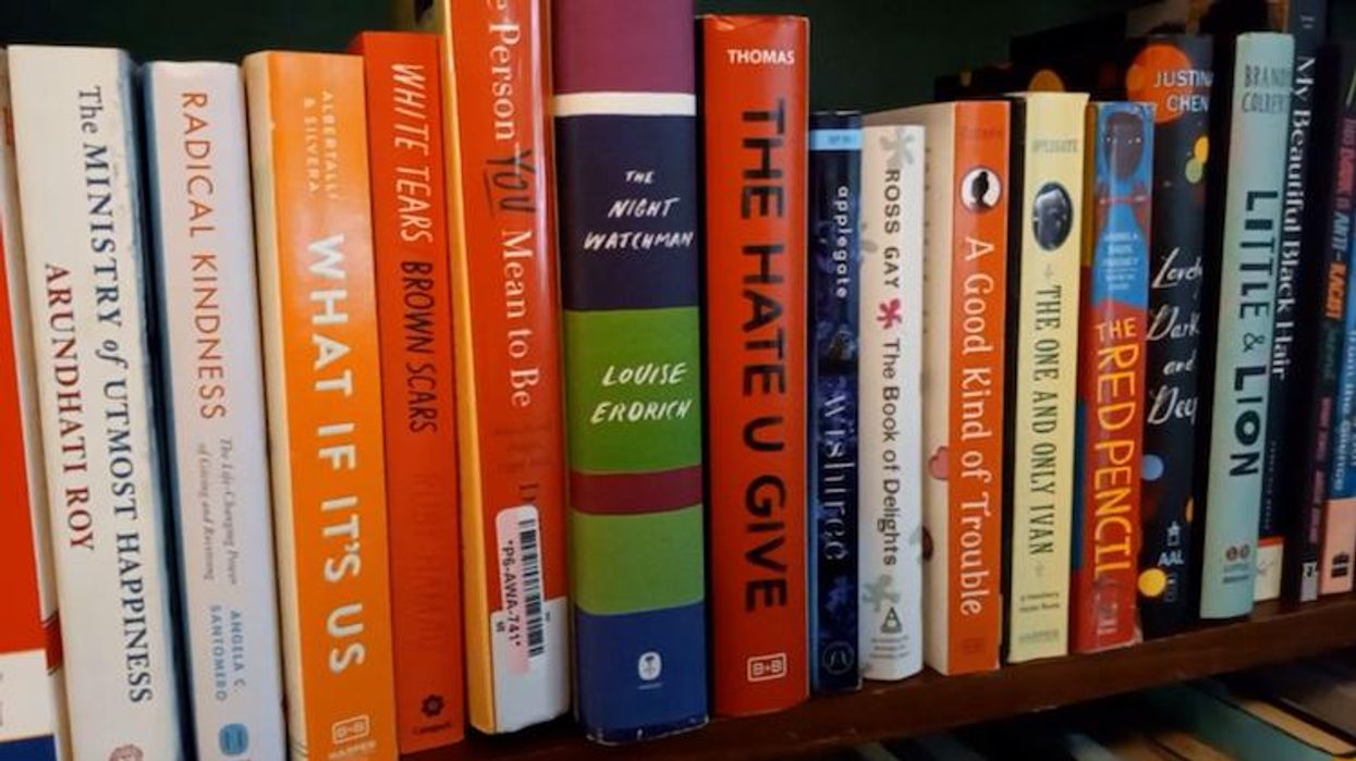 books on a shelf