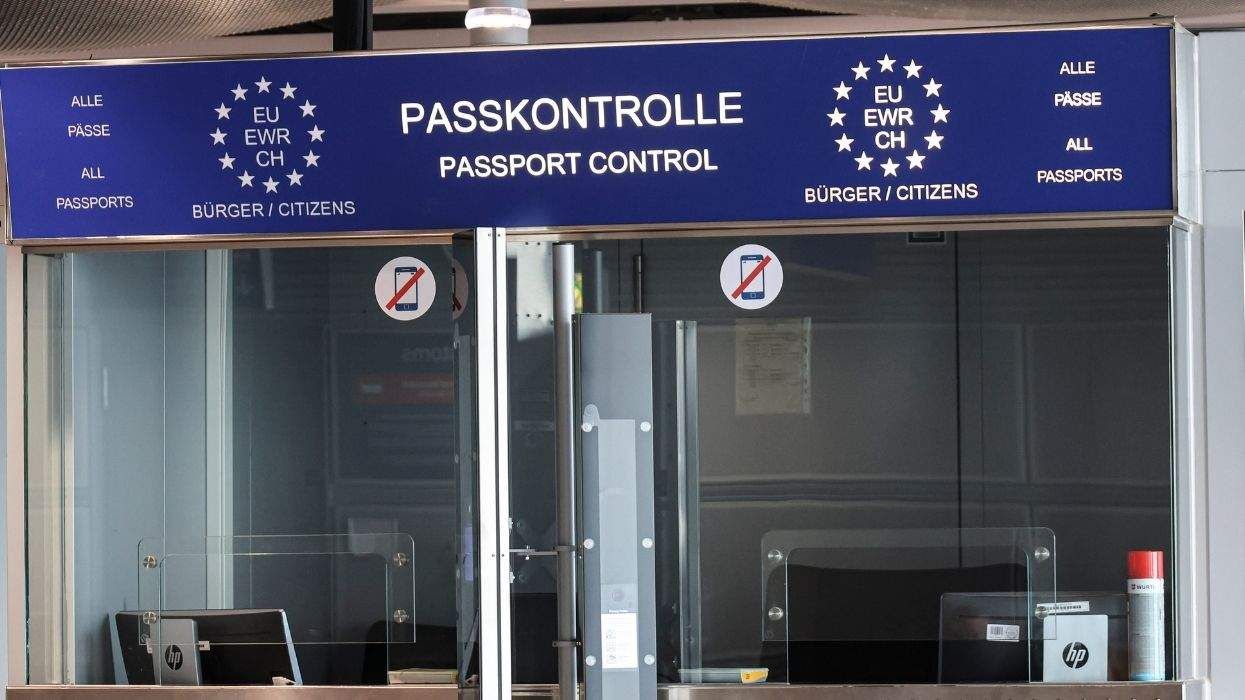 border control station in germany