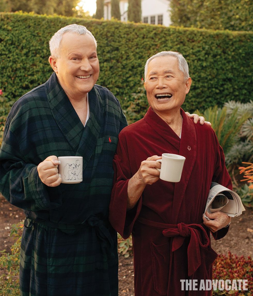 Brad and George Takei