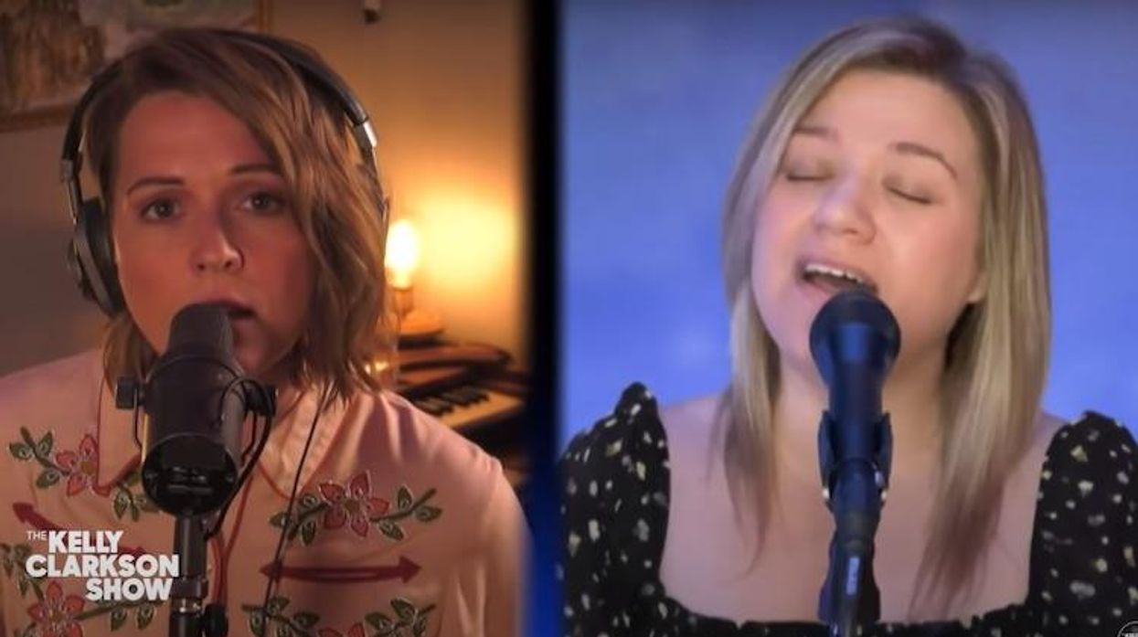 Brandi Carlile and Kelly Clarkson
