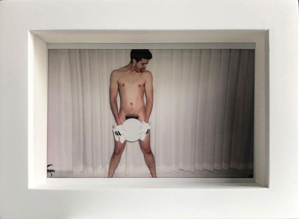 Brandon Herman, Untitled (Royce dinner plate), 2017-2018