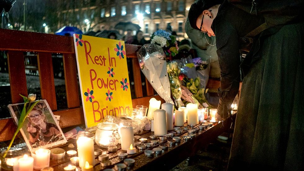 Brianna Ghey murdered transgender teen UK candlelit vigil rest in power