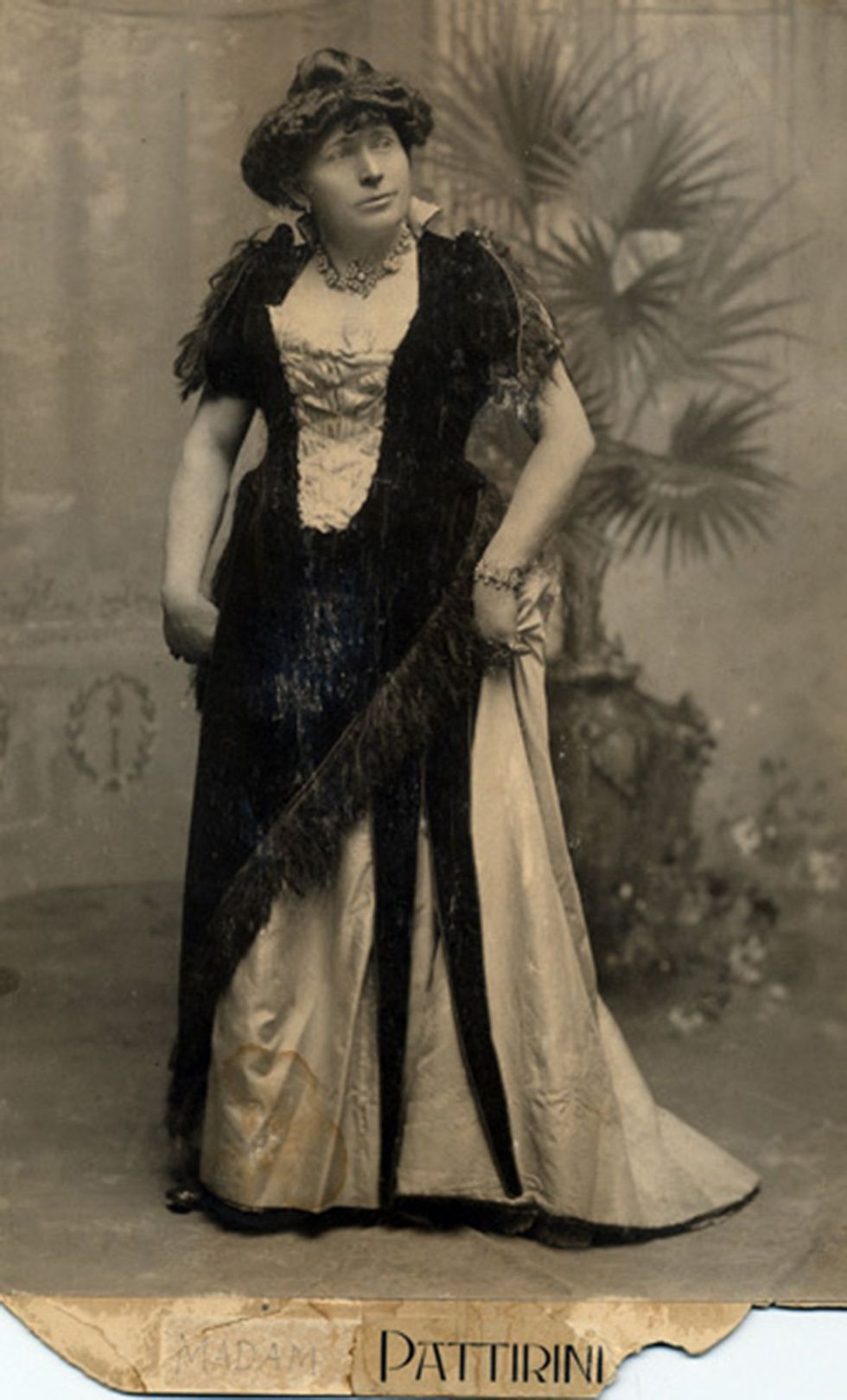 Brigham Morris Young dressed as Madam Pattirini