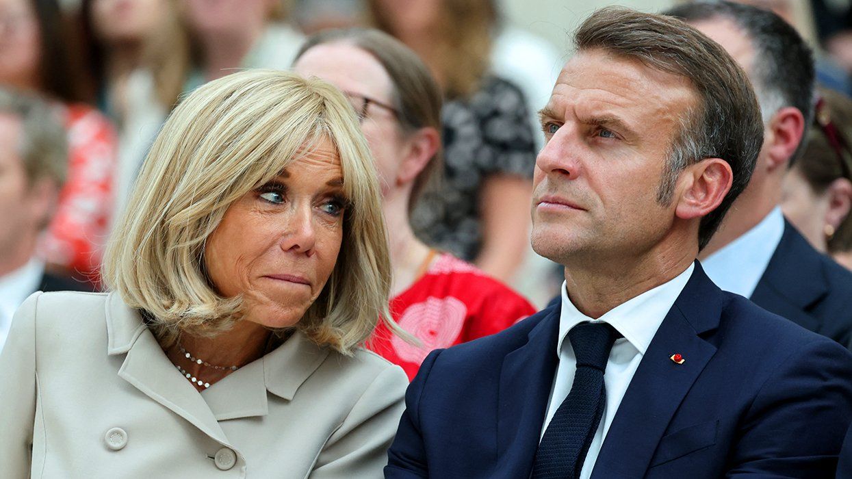 Brigitte and Emmanuel Macron visit The British Museum in London July 2025