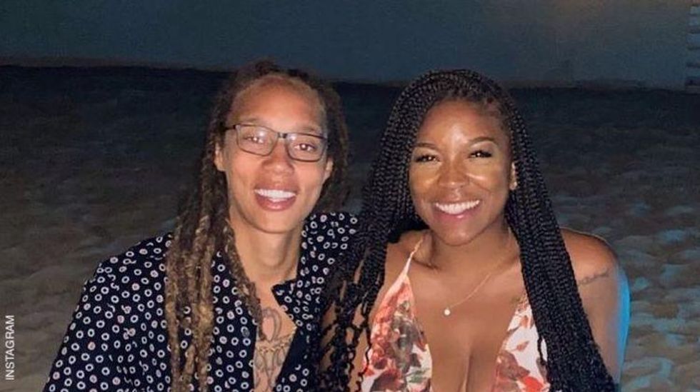 Brittney Griner and wife Cherelle