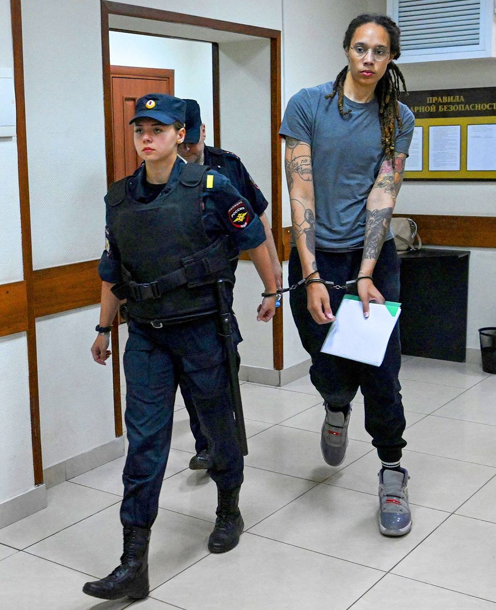 Brittney Griner in Russian captivity